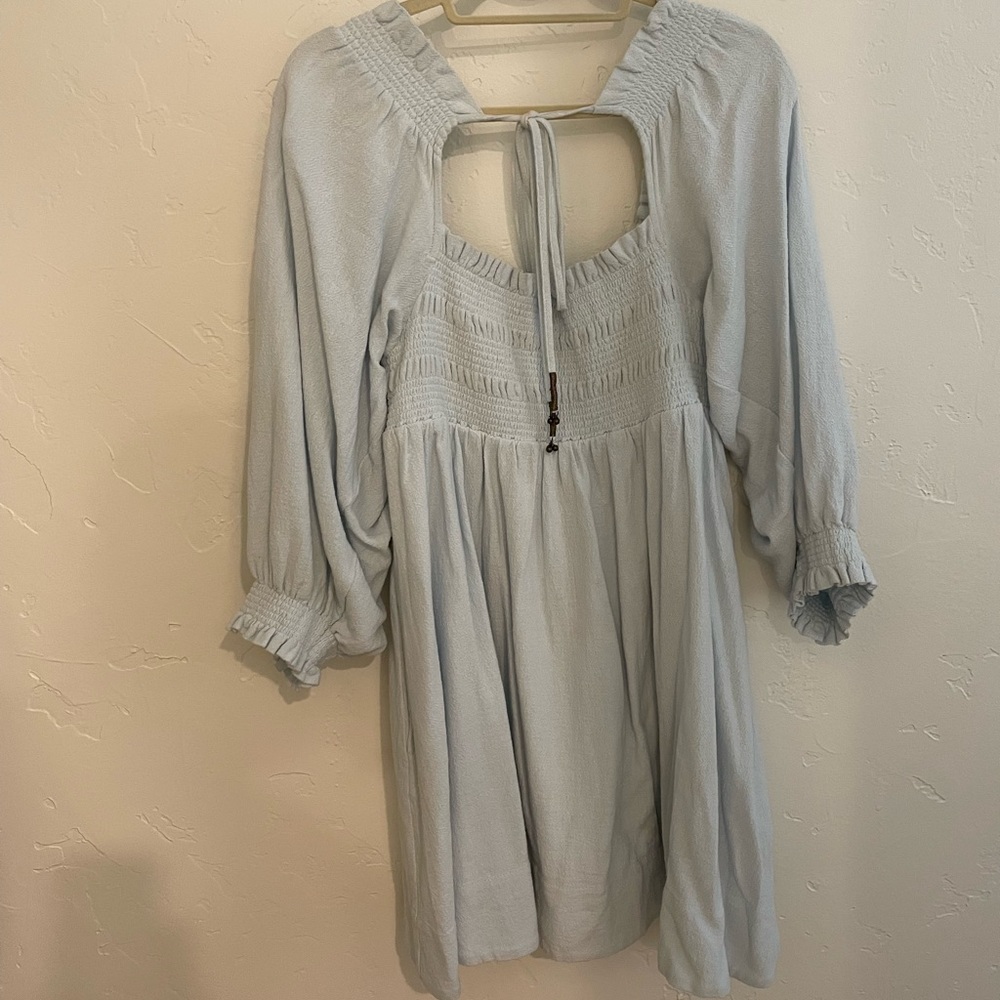 Free people light blue dress - size small